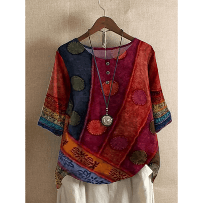 Valarie | Colourful Bohemian Top