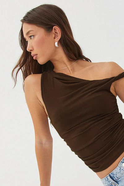 Vina Slim Fit Single Strap Top