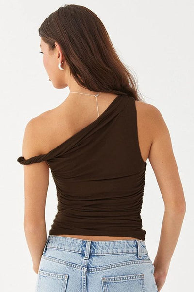 Vina Slim Fit Single Strap Top