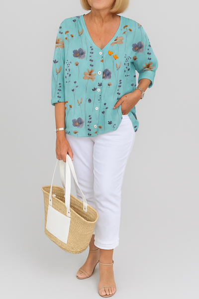 The Serenity Floral Shirt