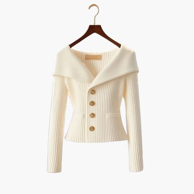 Mischa | Ribbed Button-Up Cardigan