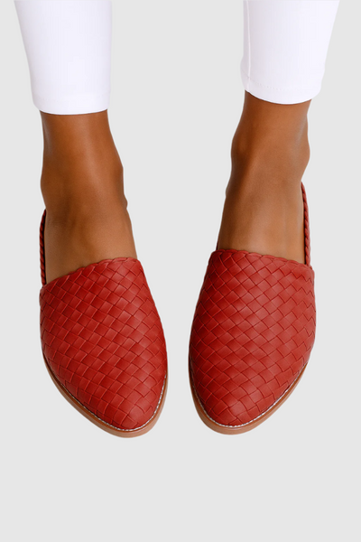 The Carmen Leather Flats
