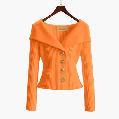 Mischa | Ribbed Button-Up Cardigan