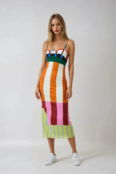 The Serena Strappy Midi Dress