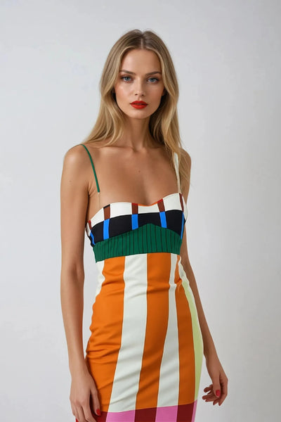 The Serena Strappy Midi Dress