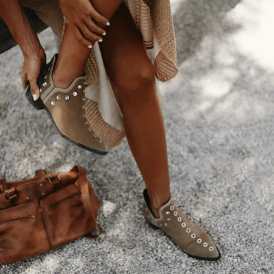 Sophie | Chic Boho Suede Ankle Boots