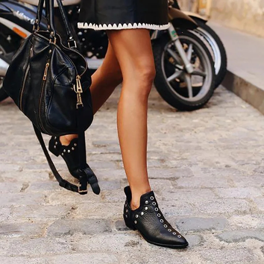 Sophie | Chic Boho Suede Ankle Boots