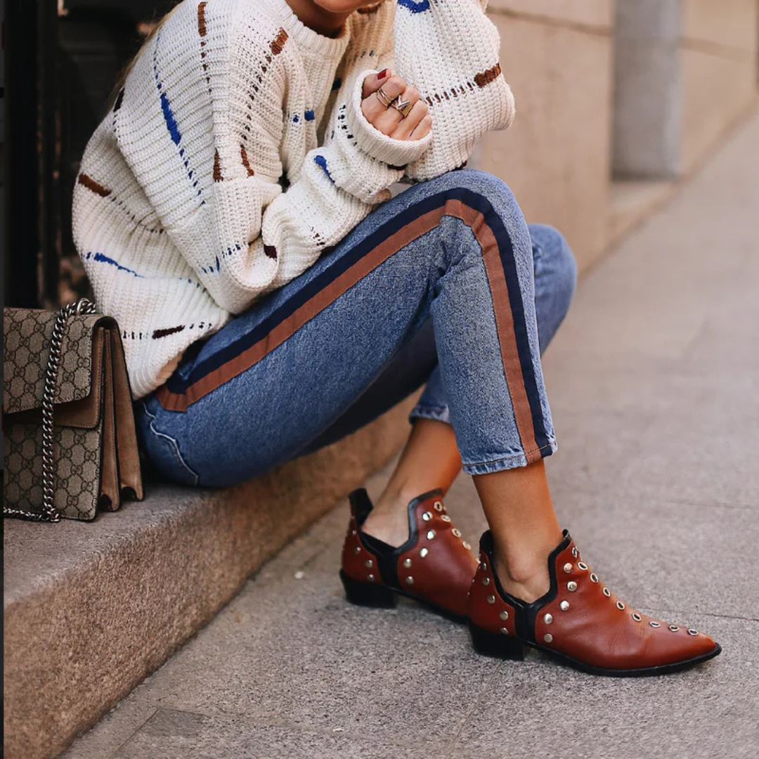 Sophie | Chic Boho Suede Ankle Boots