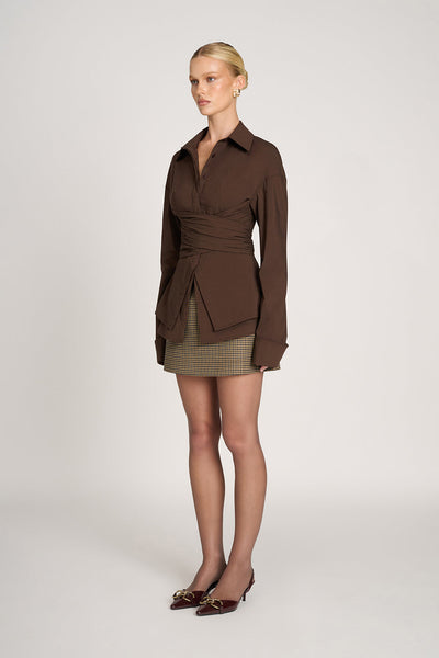 Tailored Wrap Shirt