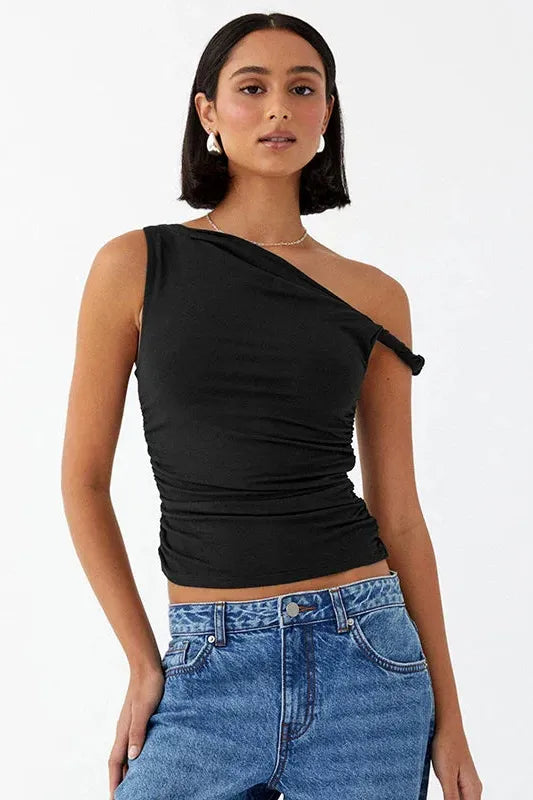 Vina Slim Fit Single Strap Top