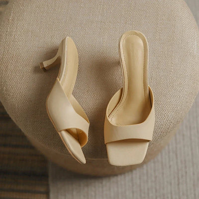 Victorian Soft Leather Heel Shoes