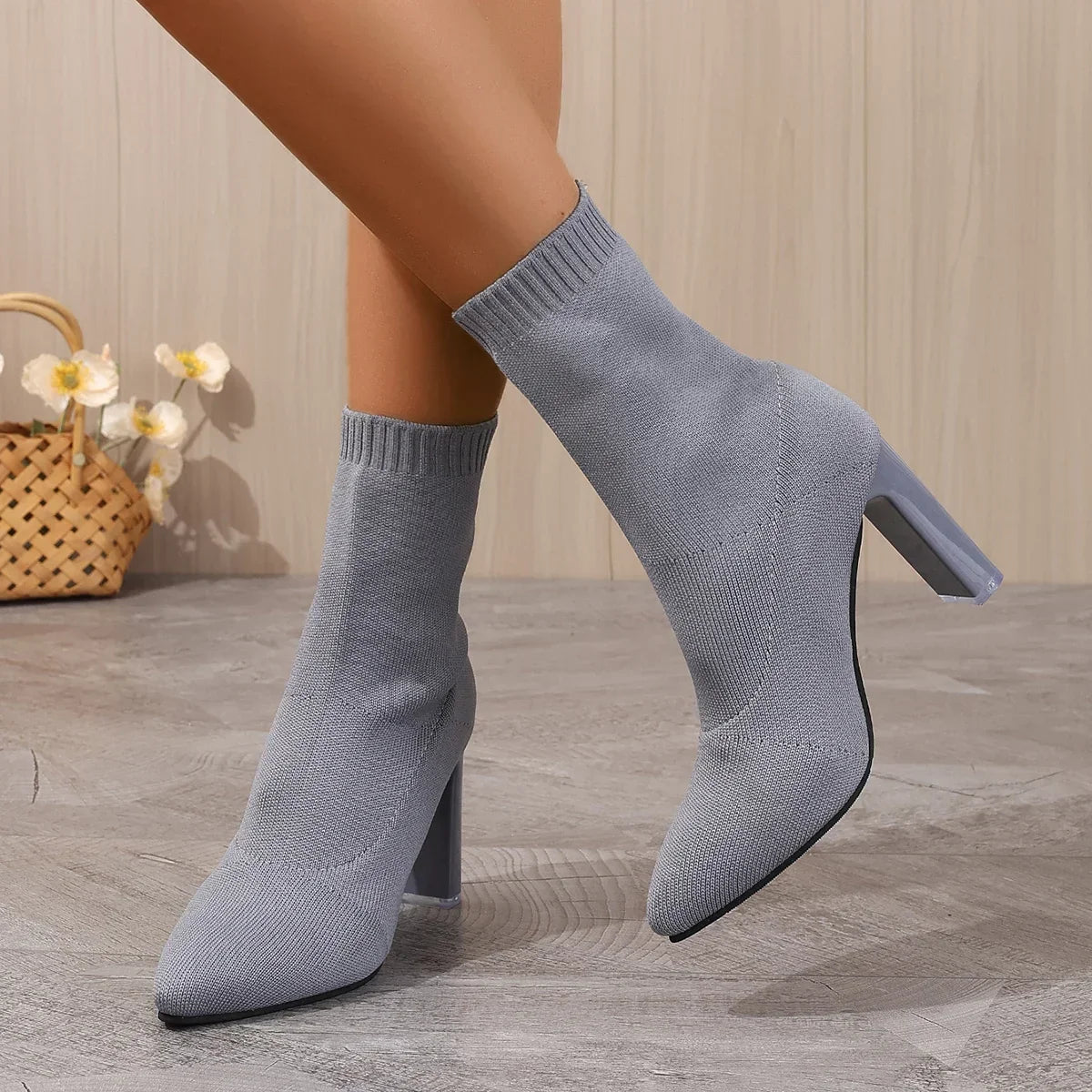 Porter Knitted Boots