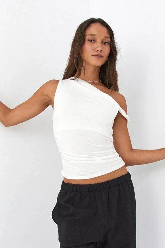 Vina Slim Fit Single Strap Top