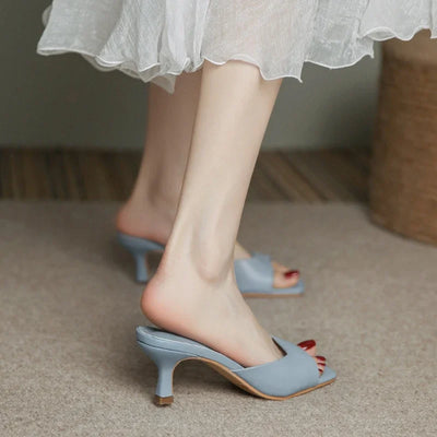 Victorian Soft Leather Heel Shoes
