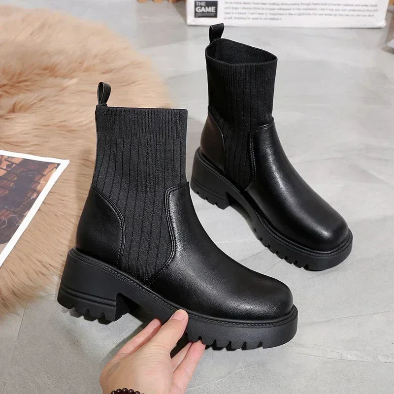 Addison Platform Boots