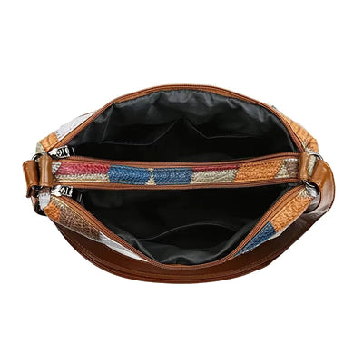 Mosaic Leather Handbag
