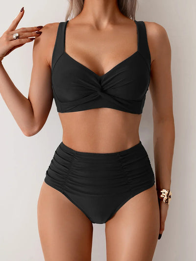 Kasia | Ruffled bandeau bikini
