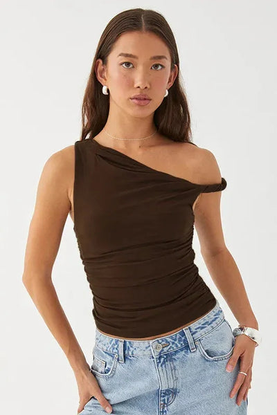 Vina Slim Fit Single Strap Top