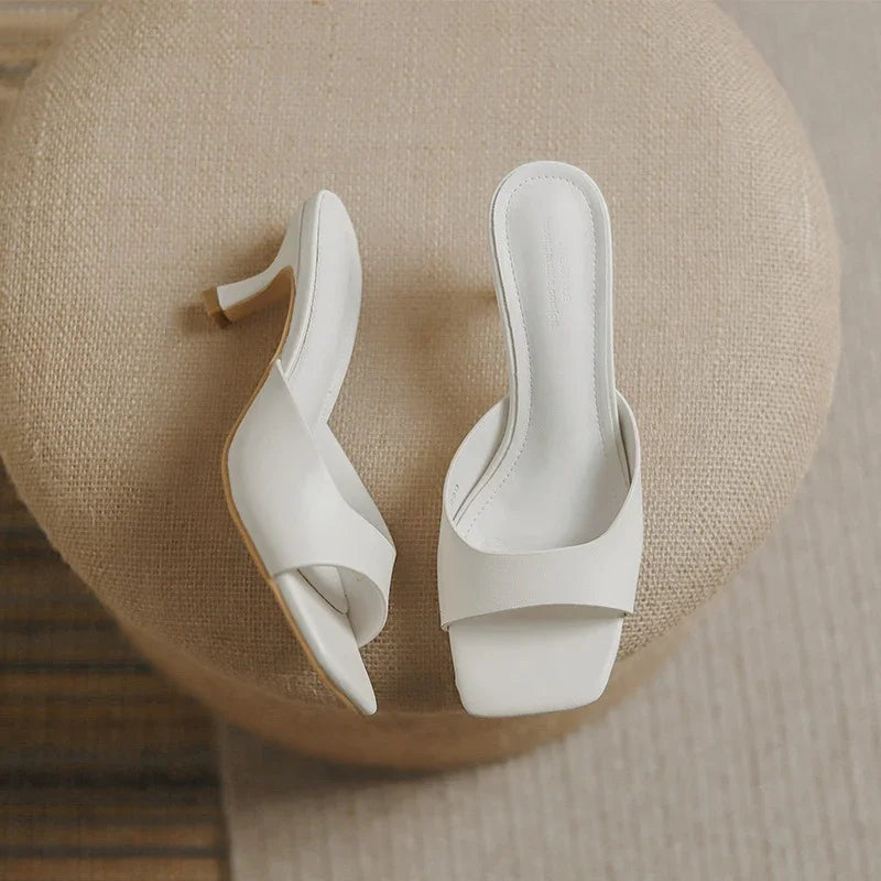 Victorian Soft Leather Heel Shoes