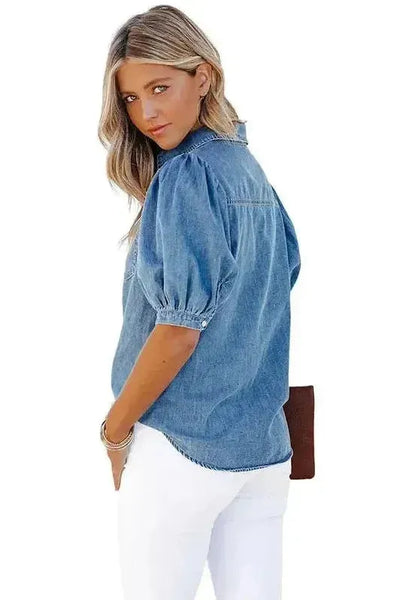 Chloe Denim Blouse