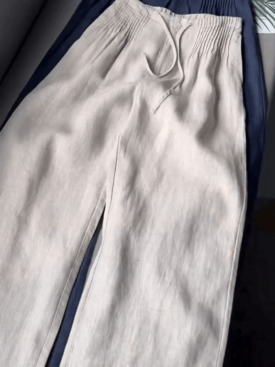WHITE | Linen trousers