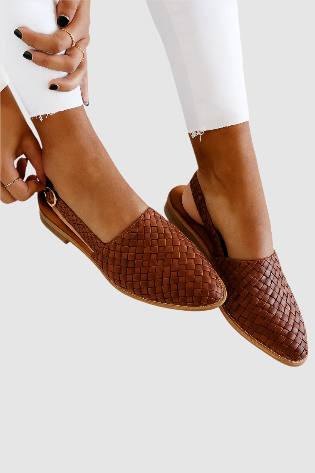 The Carmen Leather Flats