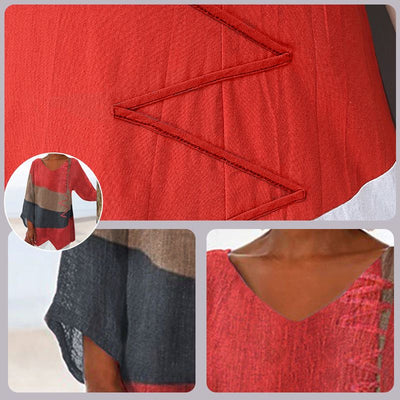 Hélène | Artistic V-Neck Tunic