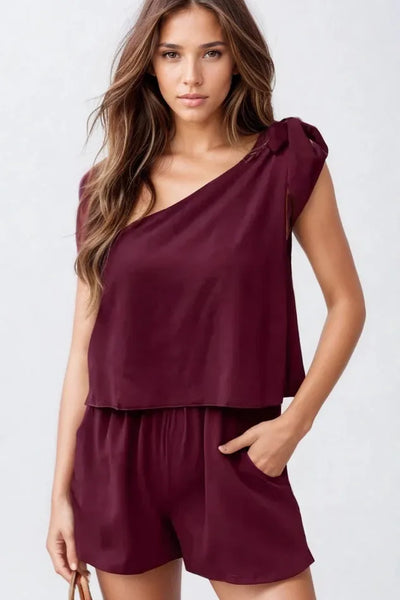 The One Shoulder Luxe Set